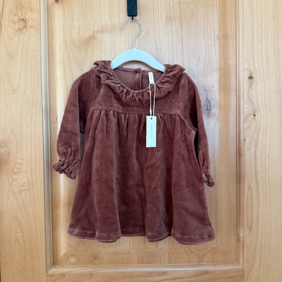 Quincy Mae Baby Velour Dress - 18-24 months - Picture 2 of 5